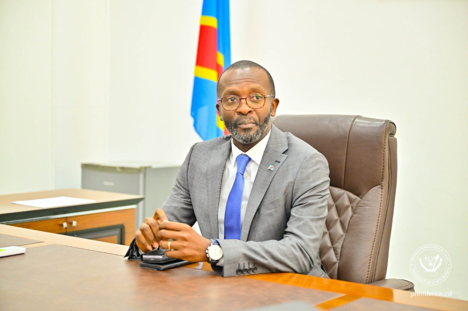 Anthony Nkinzo, ancien directeur général de l'Anapi, ancien président du Réseau international des agences francophones de promotion des investissements, actuel chef de cabinet du chef de l'Etat de la RDC